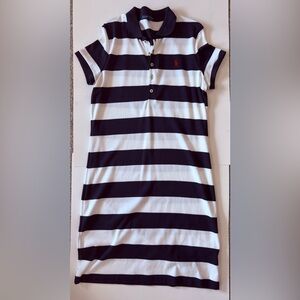 Ralph Lauren Polo Striped Shirt Dress Preppy and casual size medium